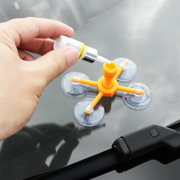 

Windshield Repair Kits DIY Car Window Repair Tools Glass Scratch Windscreen Crack Restore Window Car glass repair kit