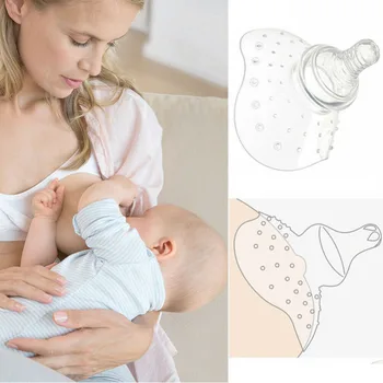 

1PC Silicone Nipple Protectors Feeding Mothers Nipple Shields Protection Cover Breastfeeding Silicone Triangular Breast Pad