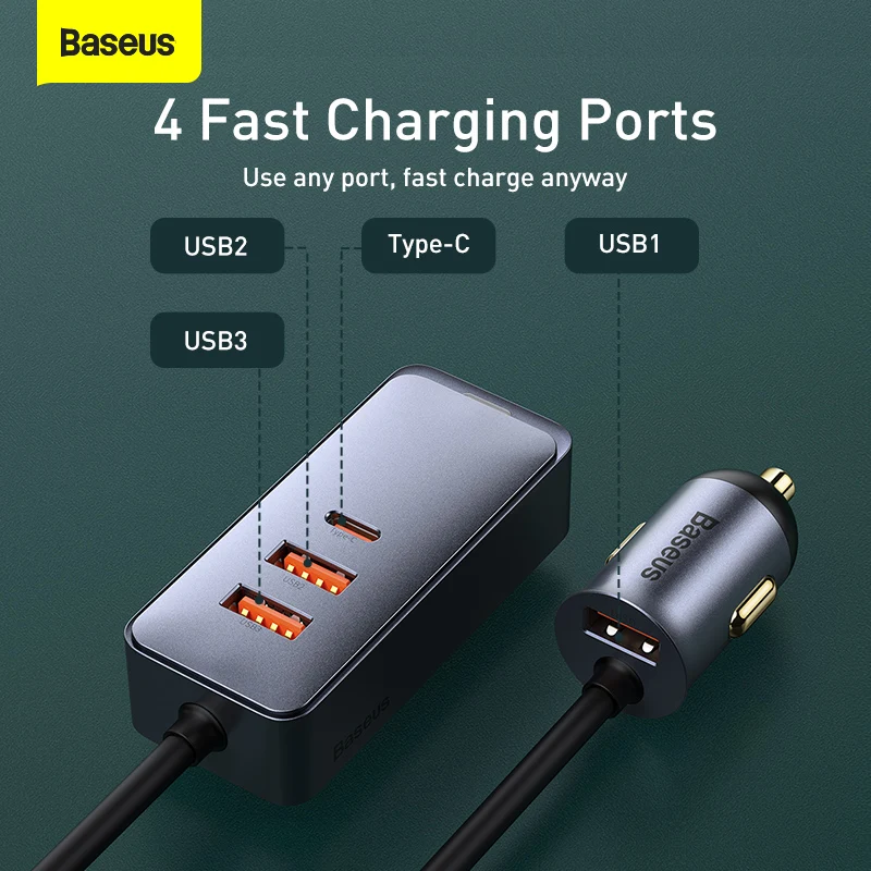 Baseus 120W Car Charger