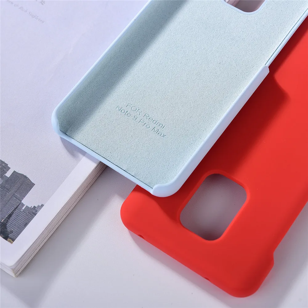 Original Xiaomi Redmi Note 9 Pro Max Liquid Silicone Case Soft TPU MI Mobile Phone Back Cover Case For Redmi Note 9S Note 9 Pro Original Xiaomi Redmi Note 9 Pro Max Liquid Silicone Case Soft TPU MI Mobile Phone Back Cover Case For Redmi Note 9S Note 9 Pro