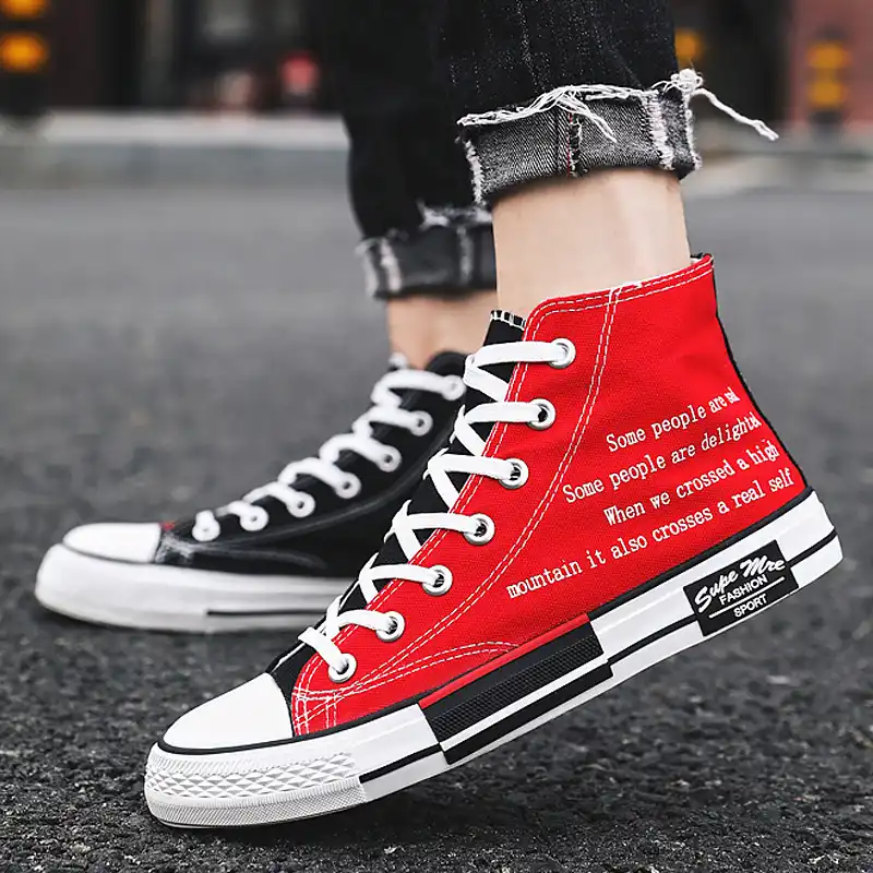 Men Canvas Shoes Unisex Sneakers 