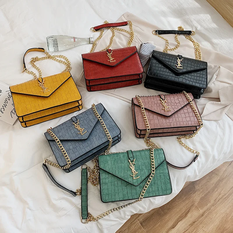 

Ladies Shoulder Bag 2020 New Retro Casual Small Square Bag Chain One Shoulder Messenger Bag