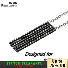 DreamCarnival 1989 дизайн женское ожерелье с подвеской со сверкающими кристаллами сетчатый мешочек для Juul аксессуары для электронных сигарет DP0901B