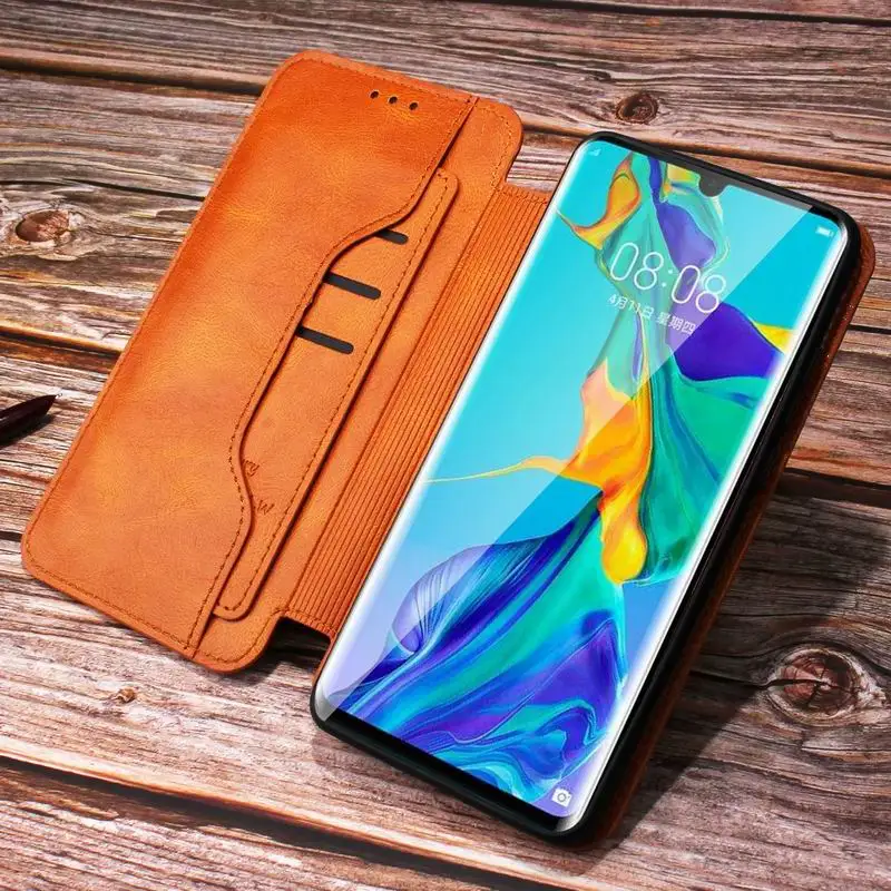 Магнитный флип-чехол для huawei Honor 10 Lite, Роскошный кошелек, держатель для карт, тонкий чехол для huawei P30 Pro Lite P Smart