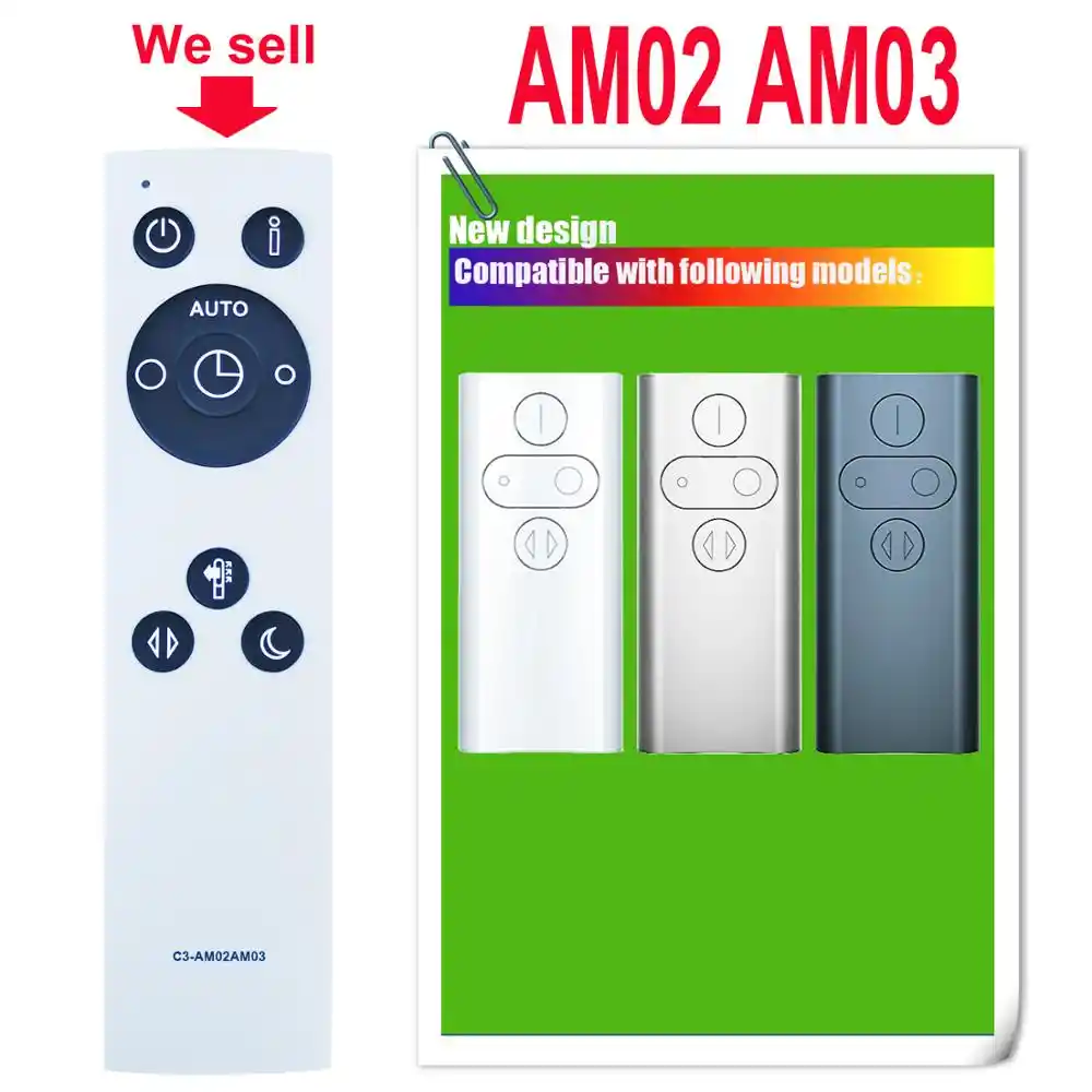 交換リモコンダイソン Am02 Am03 Excl ミニタワーファン台座ファン リモートコントロール Aliexpress