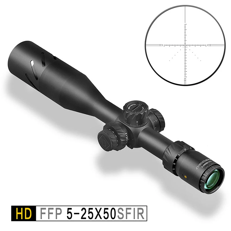 Discovery Hd 525x50 Sfir Ffp Scope Long Range Shooting First Focal