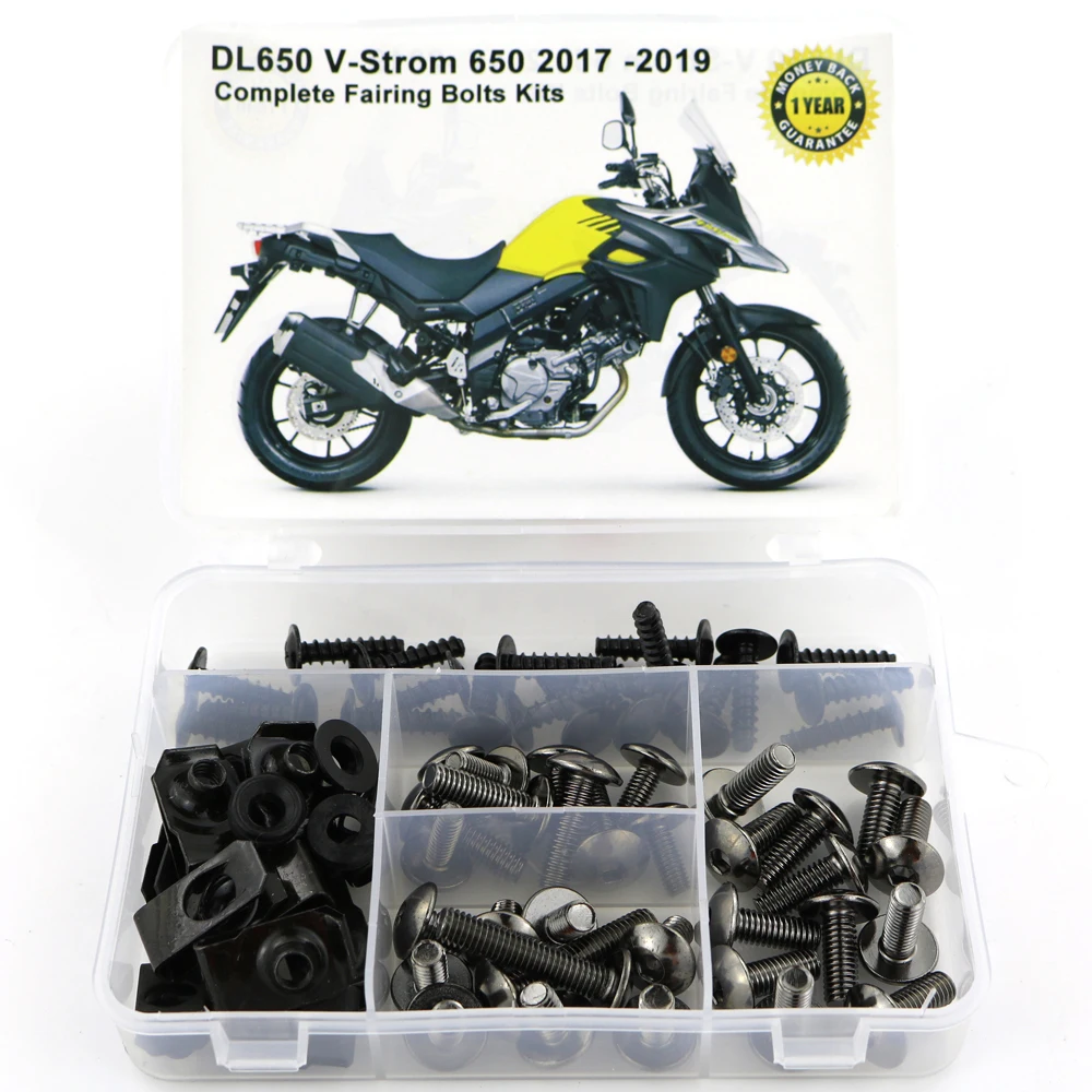 Schraubensatz Suzuki DL650 V-Strom 2017-2024 - Bunte Verkleidungsschrauben
