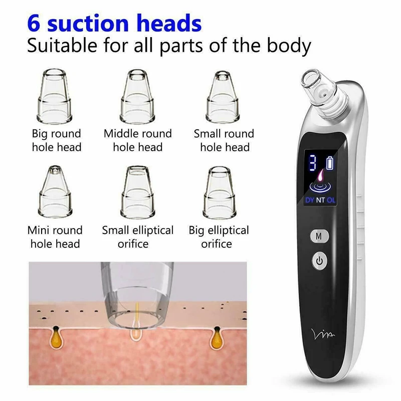 

Powered Facial Cleansing blackheads remover pimples remover Acne pore vacuum pore cleaner black dot blackhead skin care tools
