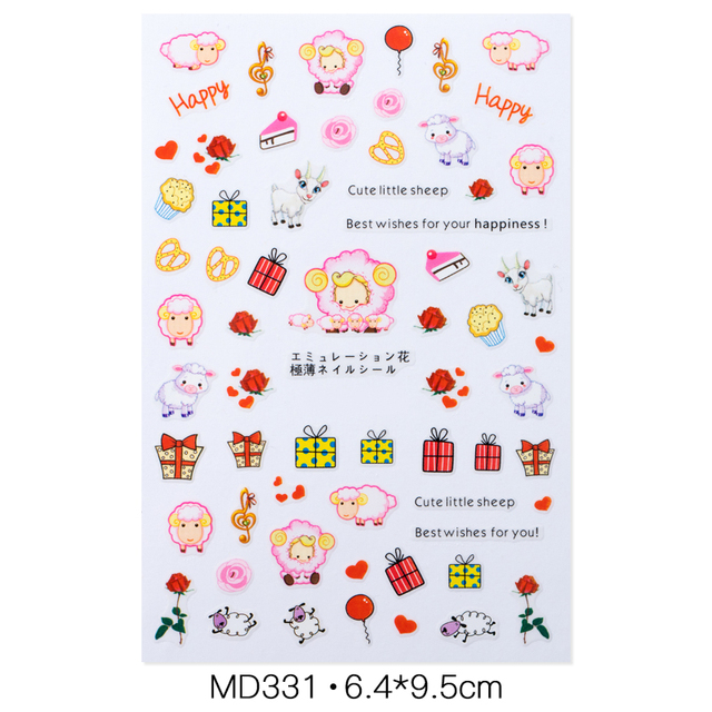 New Christmas Water Decal Nail Art Nail sticker New Year Slider Tattoo Full Cover Santa Claus Snowman Designs Xmas Decals