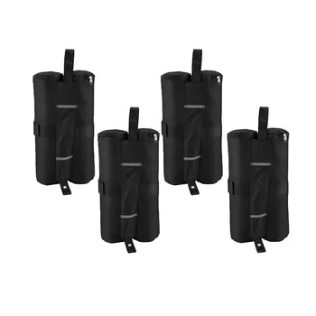 

4pcs Portable Canopy Tent Weight Bags Outdoor Sun Shelter Windproof Sand Bags for Instant Legs Tent Stand Fixed Sandbags