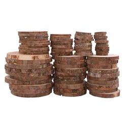3-12cm Natural Pine Round Unfinished Wood Slices Circles With Tree Bark Log Discs DIY Painting Wooden Board Wedding Party Decor 3-12cm Natural Pine Round Unfinished Wood Slices Circles With Tree Bark Log Discs DIY Painting Wooden Board Wedding Party Decor