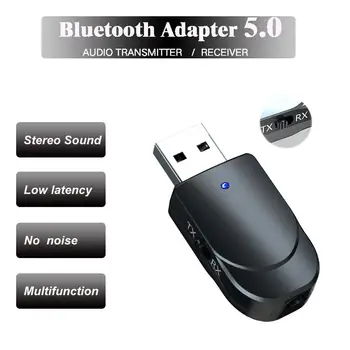 

2 in 1 5.0 USB Bluetooth Adapter Audio Transmitter Receiver Adapter For PC Laptop phone Home stereo system MP3 bluetooth адаптер