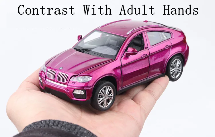 1:32 BMW X6 детский Выдвижной Автомобиль Моделирование сплав модель автомобиля ремесла украшение Коллекция игрушек инструменты
