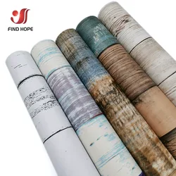 Wood Grain Contact Paper Peel and Stick Self Adhesive Wall Sticker Kitchen Furniture Decor Removable 45*100cm