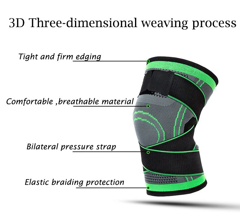 Kneepad Support Professional Protector Sports Knee Pads Breathable Bandage Knee Brace Basketball Tennis Cycling (41)
