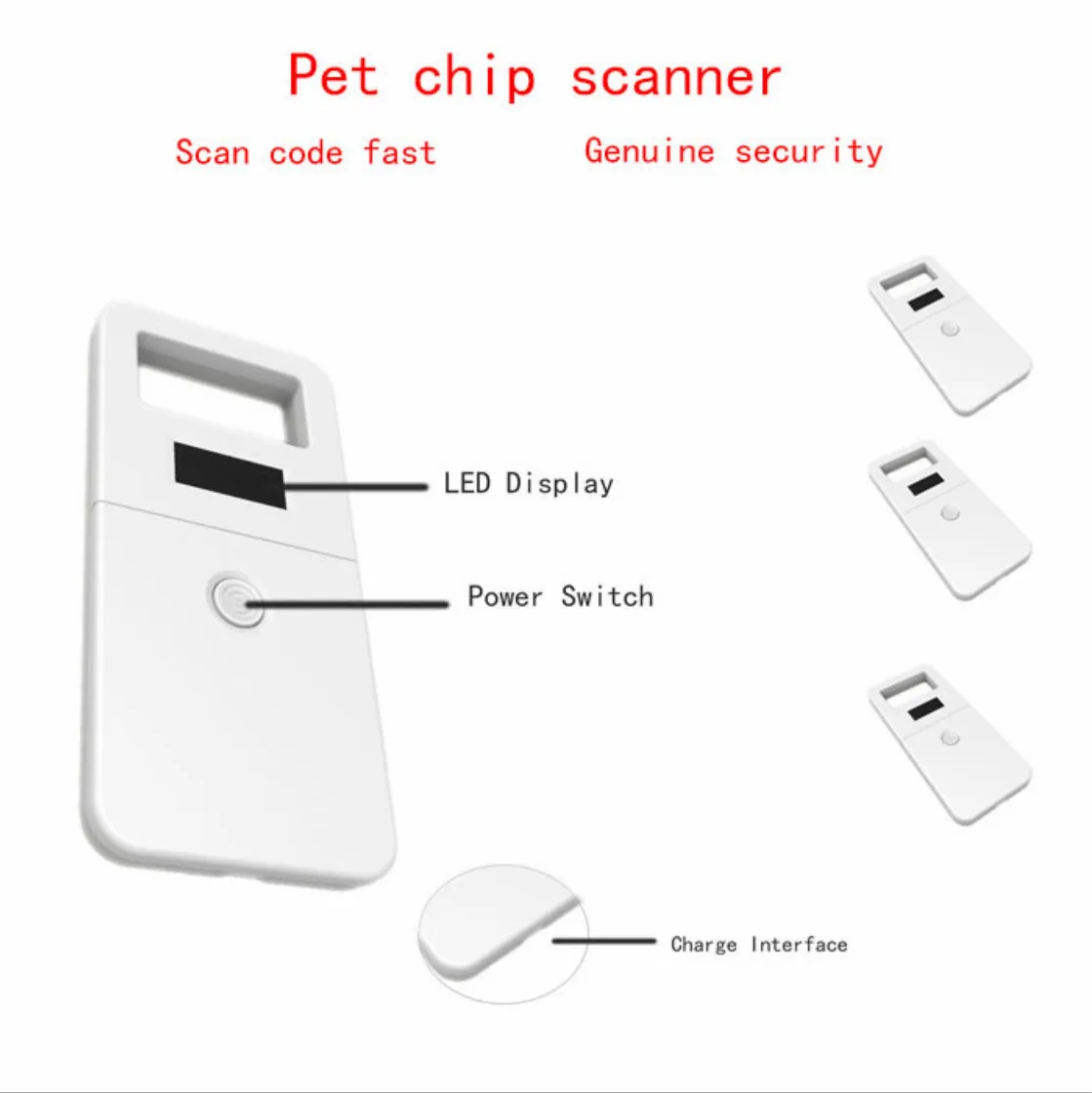 FDX B животный микрочип сканер животных чип RFID id считыватель собака ручной для