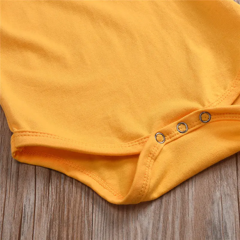 2020 summer sunflower baby girl clothes set  (19)