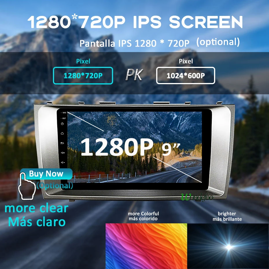 Flash Deal 1280P Android 9.0 Carplay 4G 64G GPS Radio for Toyota Camry 7 XV 40 50 Recorder 2007-2011 Multimedia Screen no DVD Head Unit 1