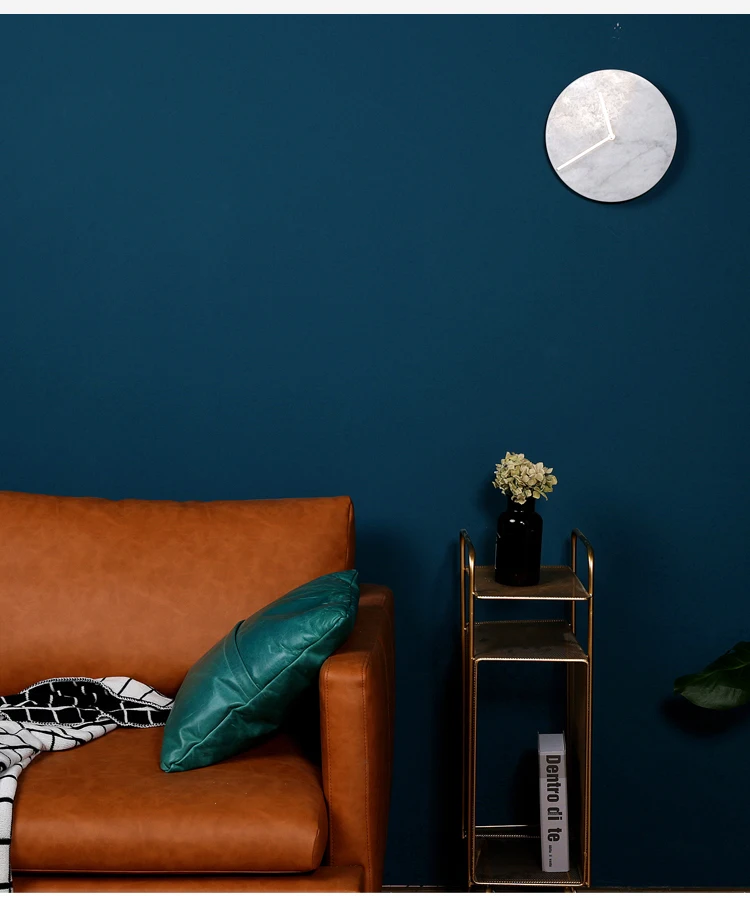 Скандинавские мраморные электронные настенные часы для гостиной индивидуальный свет Роскошная Мода немой искусство настенные часы Современный простой дом и сад