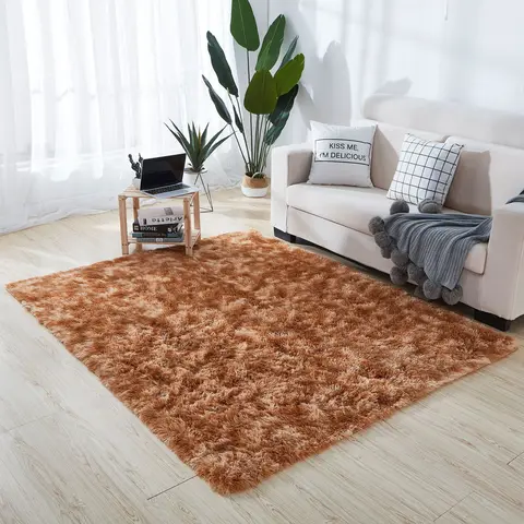 Fluffy Carpet Modern Home Decor Long Plush Shaggy Rug Children's Play Mats Sofa Living Bedroom Bedside Mat Balcony Carpets