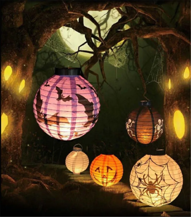 US-Stock-LED-Paper-Lantern-Pumpkin-Bat-Hanging-Light-Lamp-Halloween-Party-Decorate-your-home (1)