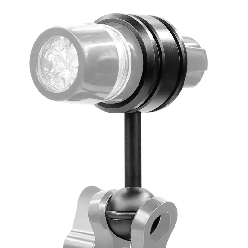 Алюминиевый 1 дюймовый шаровой адаптер для головы Ys или шаровая Головка с фиксированным зажимом для подводного стробоскопического корпуса светильник