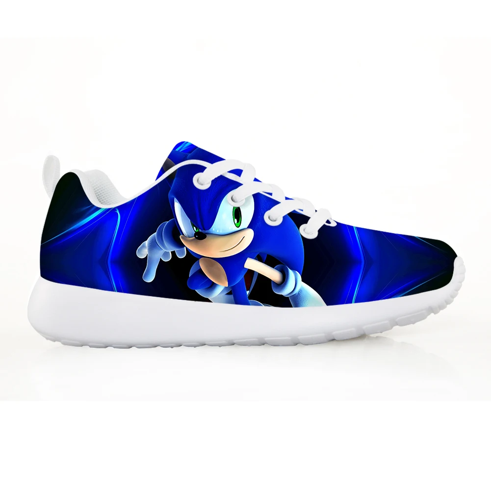 NOISYDESIGNS Fashion Shoes For Kids Lightweight Mesh Children Sneakers Girls Boys Sonic The hedgehog Printed Sports Running Shoe