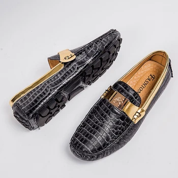 

Large Size 38-48 2020 Leather Penny Loafers Men Casual Moccasins Oxfords Shoes Man Party Flats Male Slip On Driving Shoes Adult