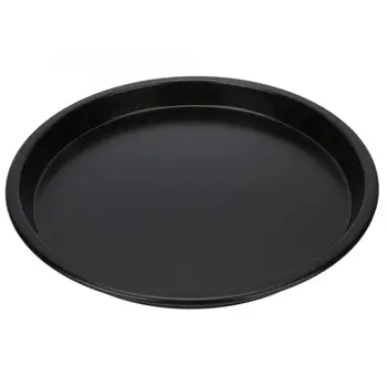 

10 Inch Black Aluminum Die Casting Round Shape Baking Tray Non-Stick Baking Dishes Pans Pie Tray Baking Pizza Baking Accessories