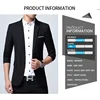 BROWON Spring Autumn Men Jacket Suit One Button Korean Style Blazer Non-ironing Mens Wedding Tuxedos Suits Blazer Masculino ► Photo 3/6