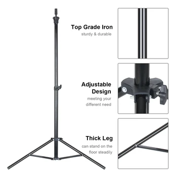 

Black Multifunction Mannequin Tripod/Camera Stand Canvas Block Training Doll Manikin Head Wig Stand for Cosmetology Hairdres
