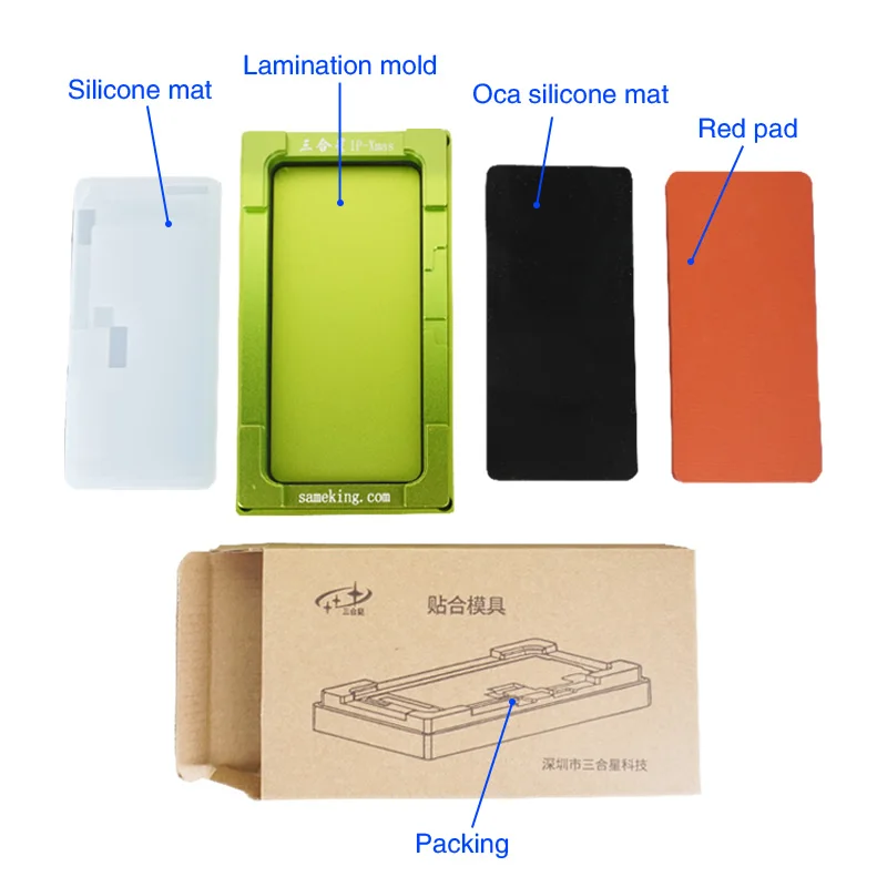 Sameking дизайн gree OCA lamination Плесень Для iphone x/xs/xsmax не нужно сгибать flex