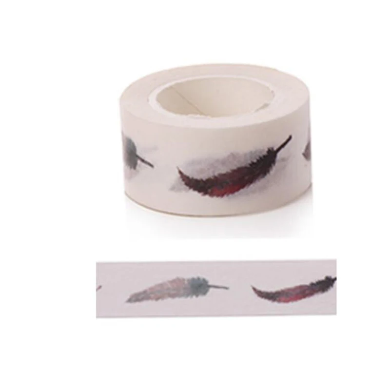 2015573 Paper Washi Tape Japanese Paper DIY Planner Masking Tape Adhesive Tapes Stickers Decorative Stationery Tapes - Цвет: 2015573