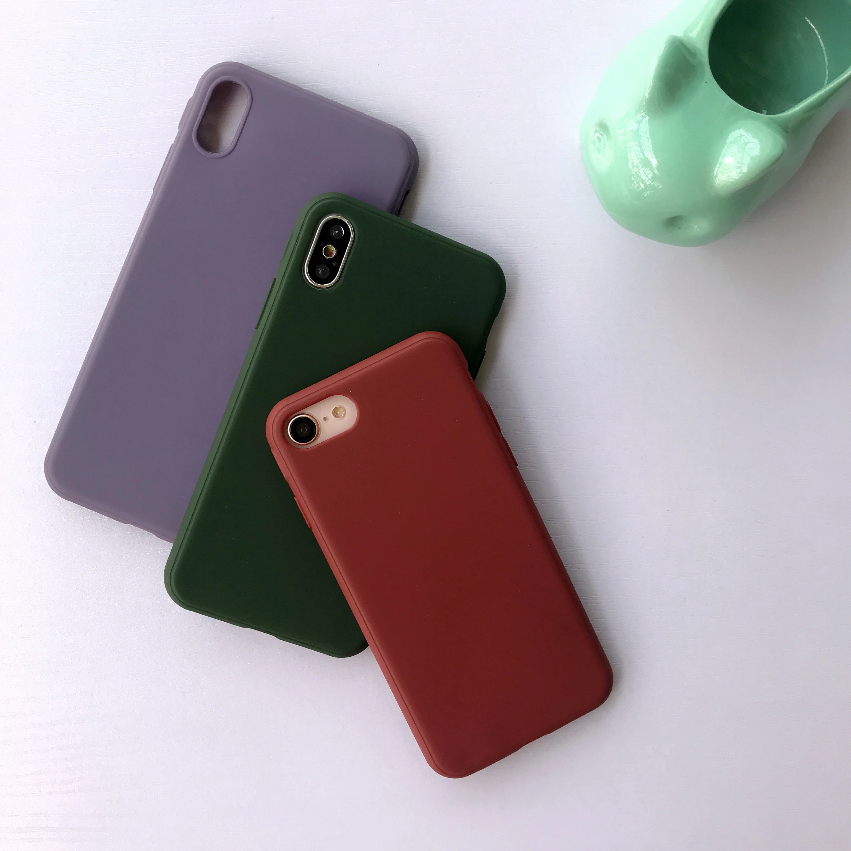 Однотонный простой дизайнерский чехол для телефона iPhone 13 Pro 12 mini XR 6 6s 7 8 plus XS MAX X