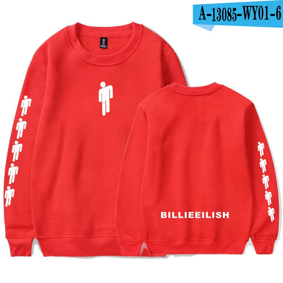 Billie Eilish, зимние женские толстовки, пуловер для девочек, Повседневный свитер с длинными рукавами, топы в стиле хип-хоп, негабаритные толстовки, мужская толстовка с капюшоном