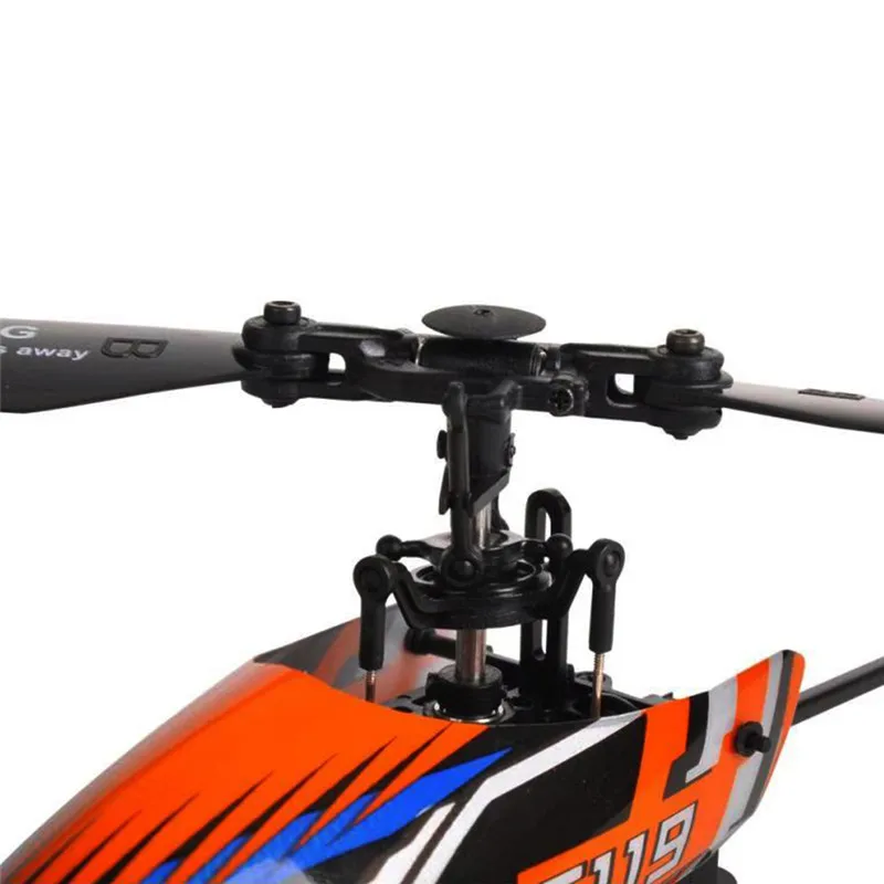 Eachine E119 2,4G 4CH 6-Axis Flybarless 4CH передатчик со светодиодный дисплей RC вертолет RTF 1 шт. 3 шт. 4 шт. батареи версия