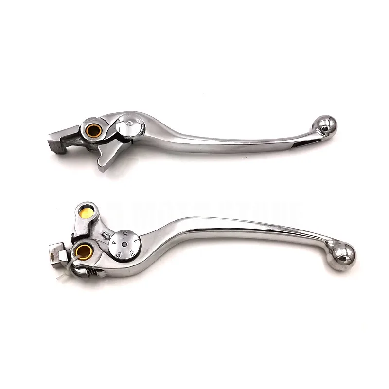 Pivot Brake Clutch Lever For Suzuki GSF1200 GSF1250 GSX1300R Hayabusa GSX650F DL1000 V-Strom TL1000R GSX1400 SV1000 /SV1000S - Цвет: silver 1 Pair