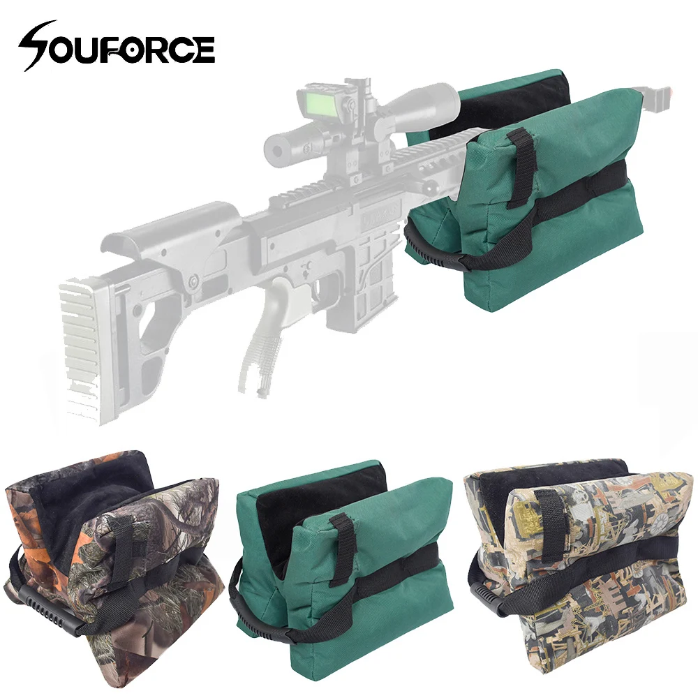 Bolsa de Suporte de Arma ao ar Livre Tack Motorista Caça Tiro Arma Acessórios Resto Alvo Esportes Rifle Banco Areia Não Cheia 3 Esporte e Lazer