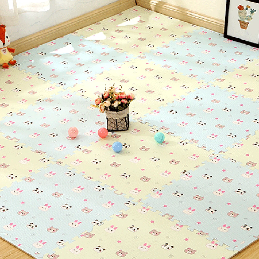 

8Pcs Baby Eva Foam Play Puzzle Mat For Kids Interlocking Exercise Tiles Floor Carpet Rug Developing Mat Baby Room Crawling Pad