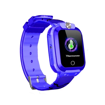 

Q20 Temperature Measurement Smart Watch For Kids GPRS Tracker Press Screen Waterproof Smart Watch For Android IOS Pink Blue