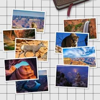 

America Grand Canyon National Park Travel Wish Business Postcards Greeting Gift Birthday Party Invitation Postcard Set 30pcs