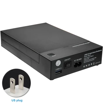 

2.5'' 3.5'' SATA USB 3.0 Stable HDD Disk Enclosure Case External Hard Drive Tool-free