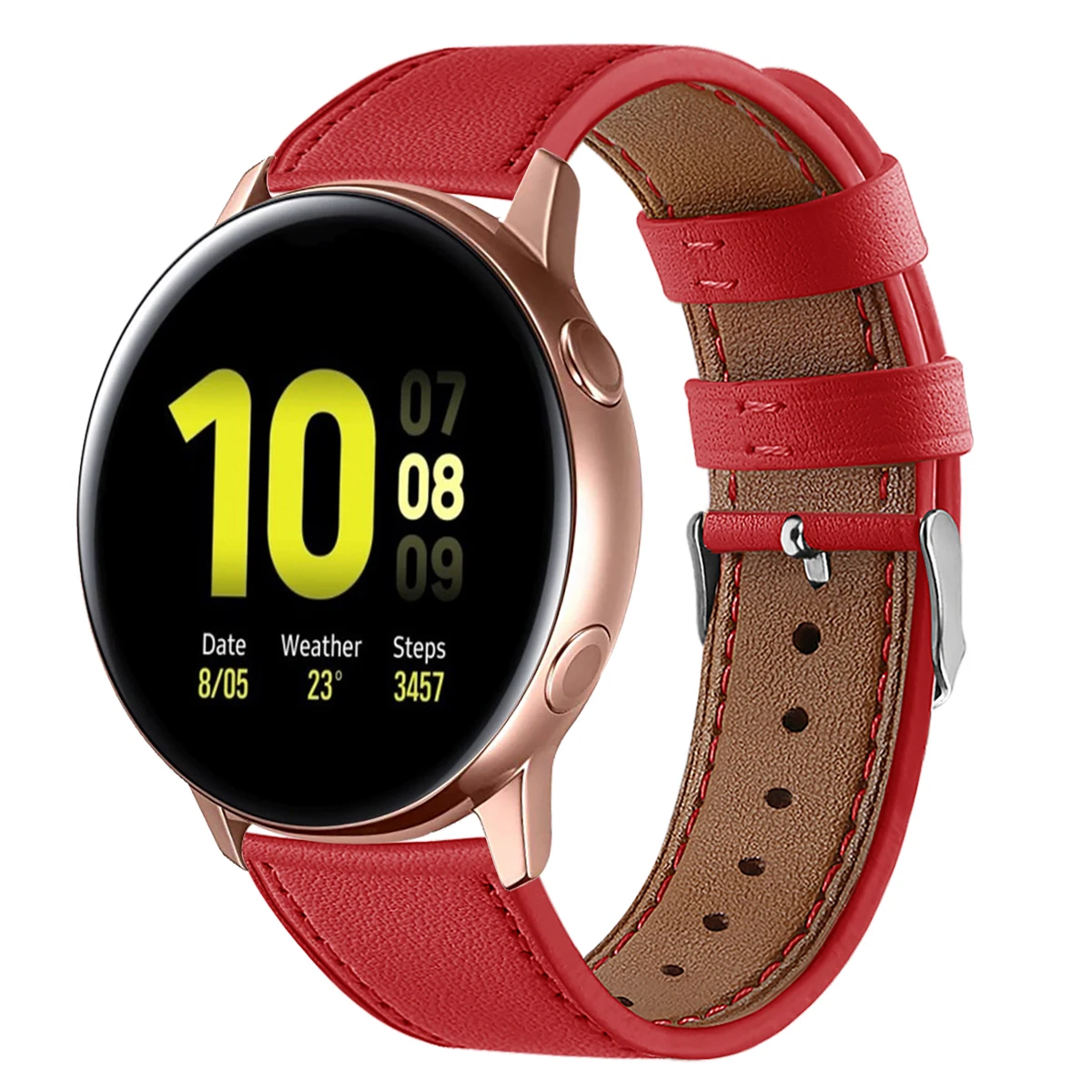 Ремешок для Samsung Galaxy Watch Active 2 Band 20 мм ремешок часов кожаный