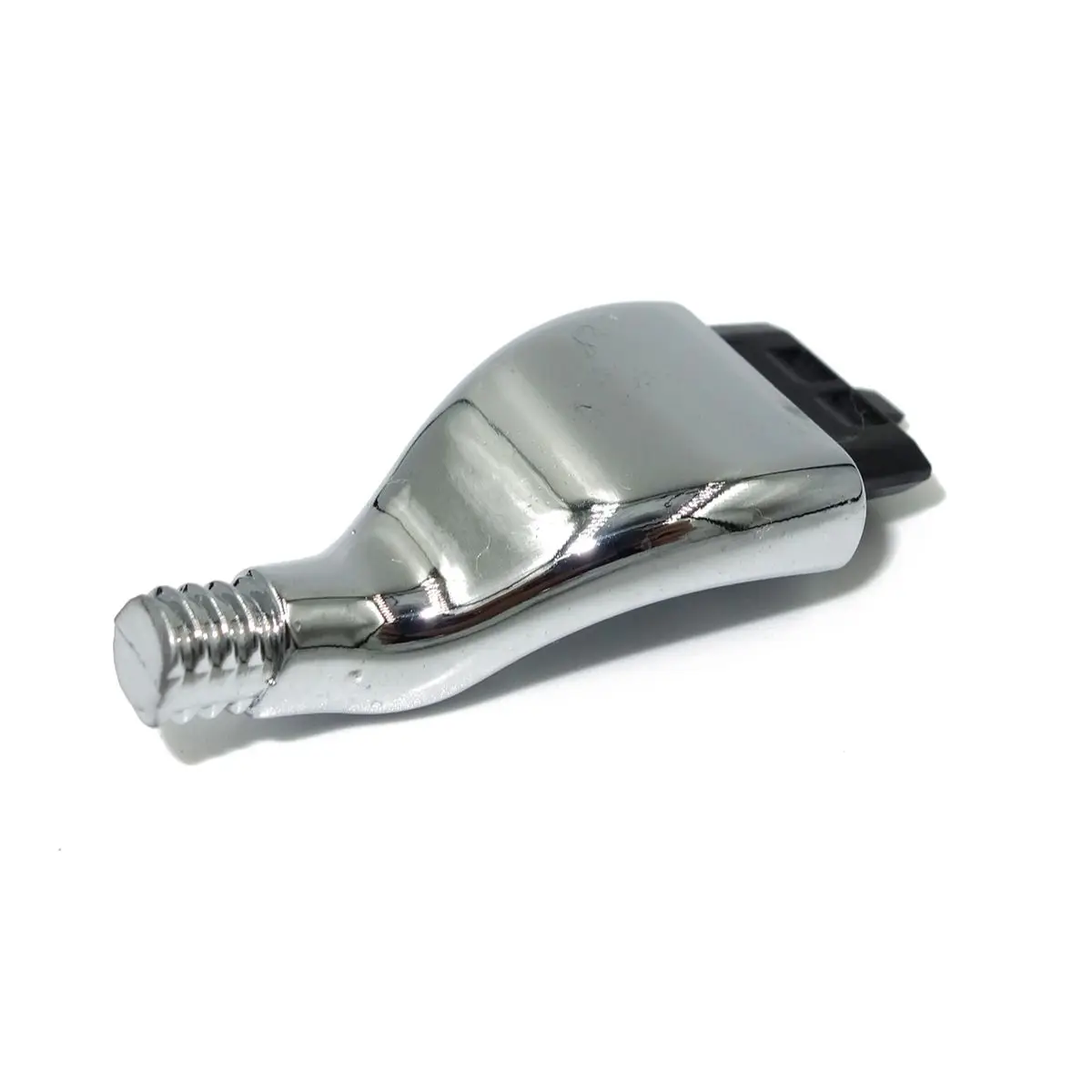 Magyfosia Chrome Silver Mach 3 Razor Head Connector for DIY Shaving Handle Holder and 3 Layer Beard Blades Adapter