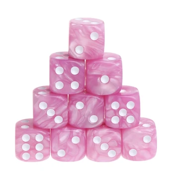 

10pcs/Set Acrylic Polyhedral Dice For TRPG Board Game Dungeons And Dragons