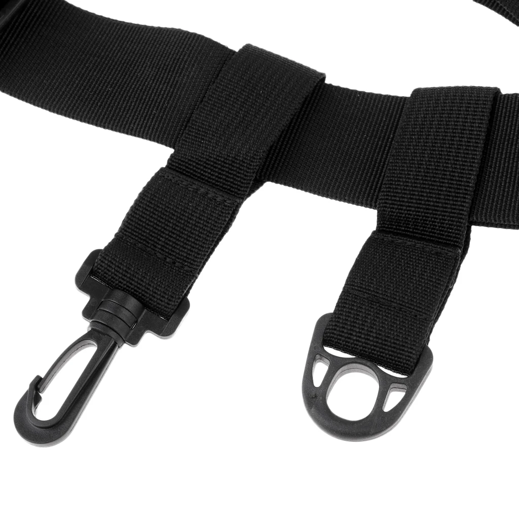 Durable Black Nylon Adjustable Fishing Wader / Wading Belt Strap for Surfing Casting Kayak Fishing Accessories