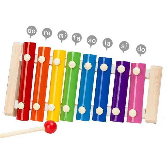 Детский музыкальный инструмент, игрушка, деревянный ксилофон, детские музыкальные Забавные Игрушки для маленьких девочек, развивающие игрушки, подарки, детский ксилофон