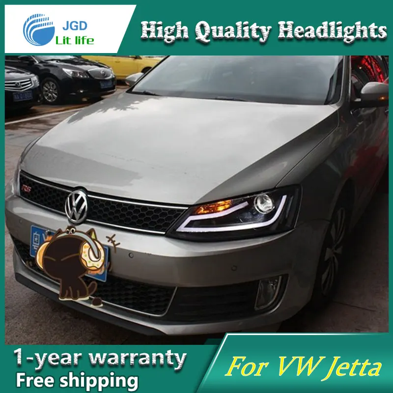 Светодиодная фара для VW Volkswagen Jetta 2012 2013 LED фары сигнал светодиодный drl hid