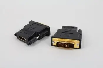 

HDMI Female to DVI D 24+1 Pin Male Adapter Converter HDMI2DVI Cable Switch for PC for PS3 Projector TV Box HDTV LCD TV