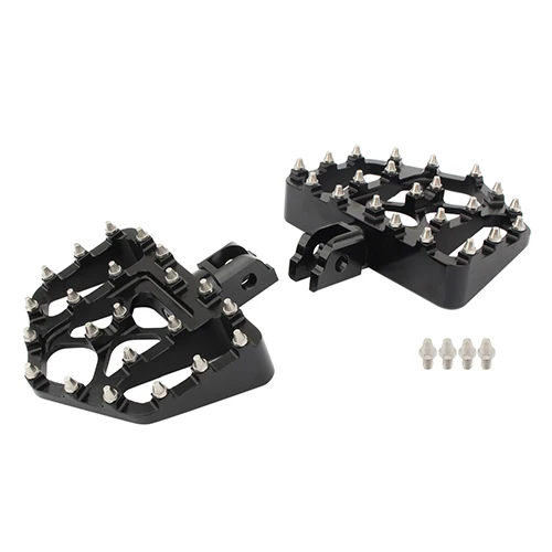 Wide MX Style Foot Pegs Floorboard Pedals For Harley Softail Street Bob Breakout